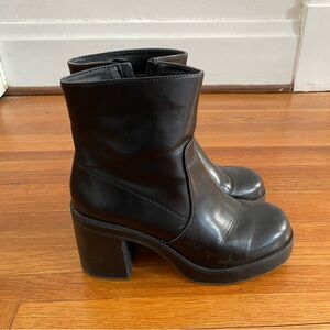 Madden Girl Black Heeled Boots